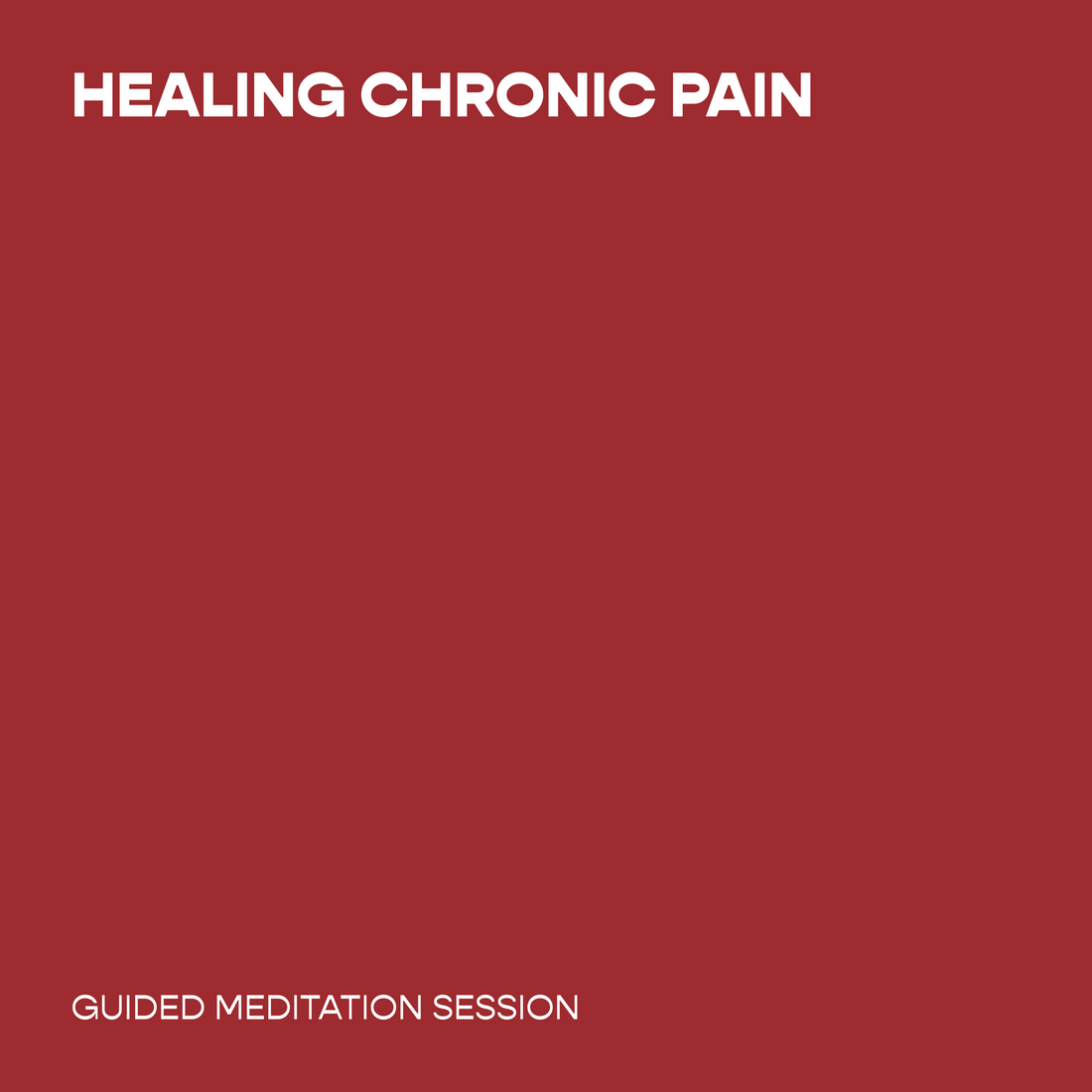 Healing Chronic Pain
